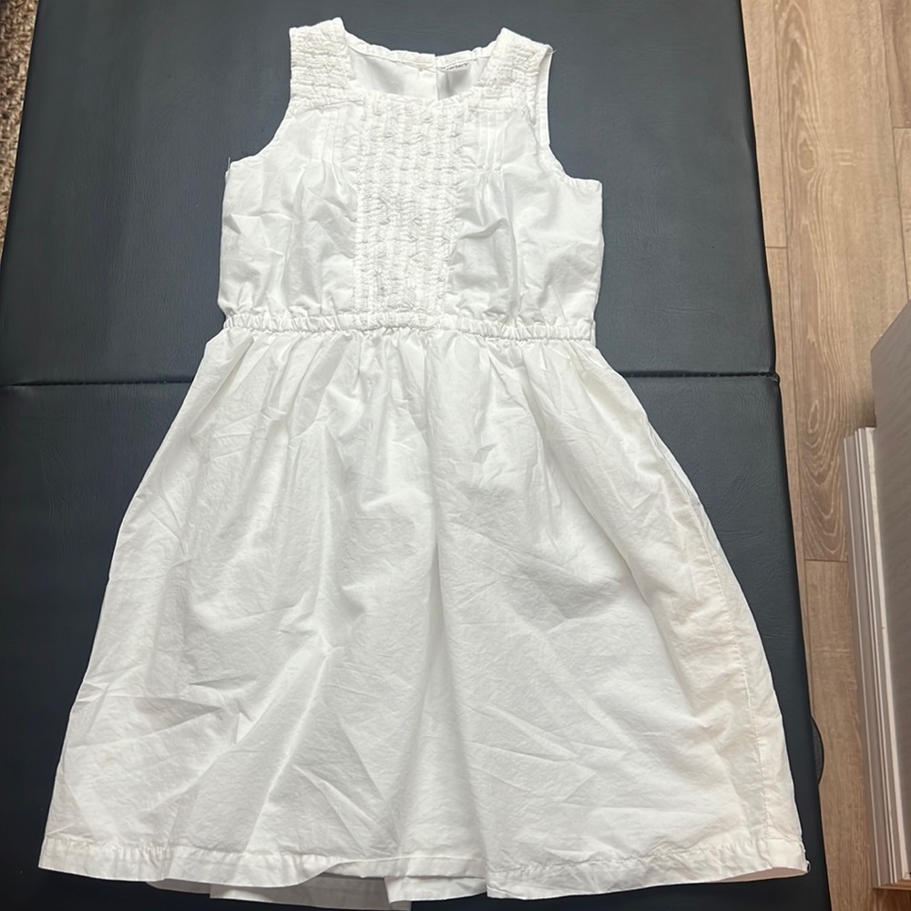 Carters 6x white dress